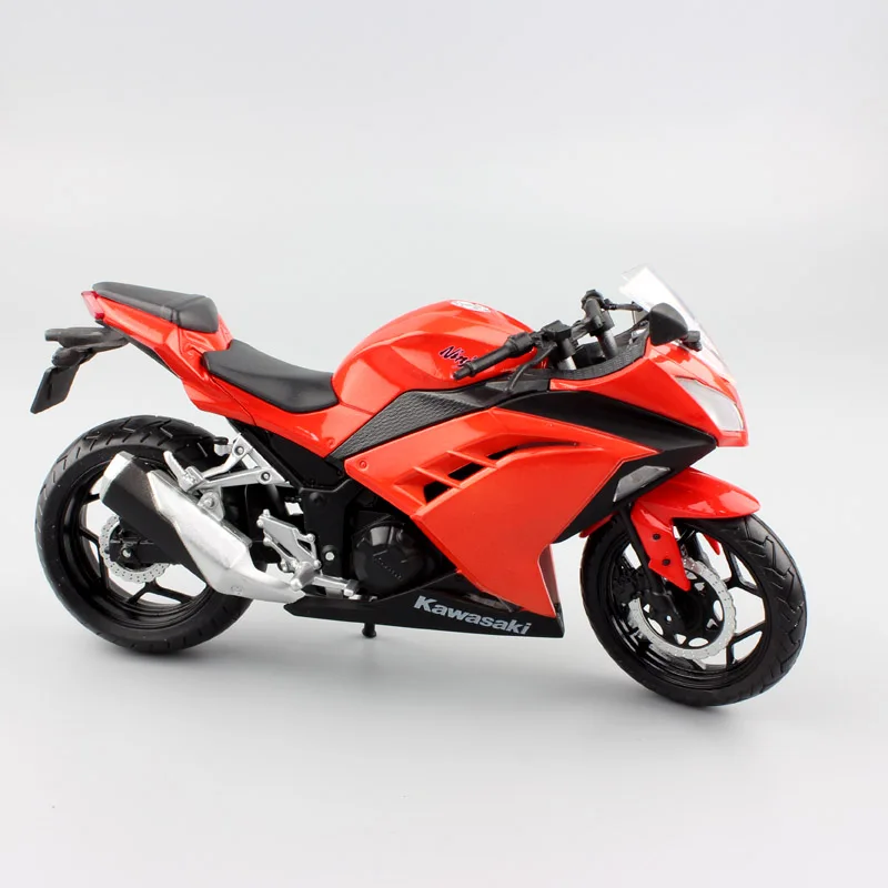 1:12 automax маленький Kawasaki Ninja 300 EX300 ZX3R гоночный мотоцикл игрушечные весы велосипед Diecasts& игрушки автомобили-модельная игрушка миниатюрный ребенок