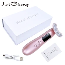 Licheng радиочастотная мезотерапия, Электропорация, светодиодный фотонный светильник, устройство для красоты, антивозрастной лифтинг для лица, подтягивающий глаза, уход за кожей лица