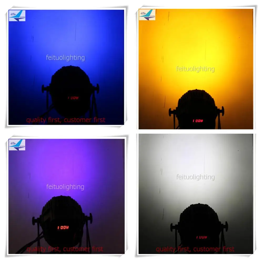 10 шт./лот высокое качество водонепроницаемый 18x18 Вт RGBWA+ UV IP65 DMX клубный дискотечный Свадебный сценический эффект освещения