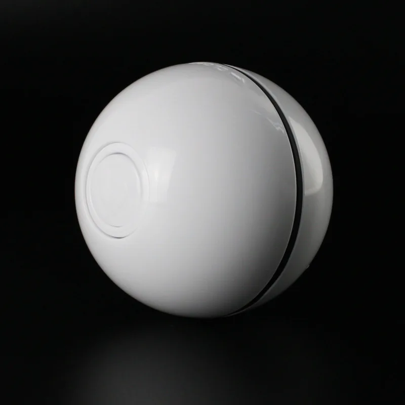 Benepaw Smart 360 градусов самовращающийся шар нетоксичные игрушки для кошек интерактивная игра для домашних животных котенок светодиодный светильник зарядка через usb стимулирует охоту - Цвет: White - USB Charger