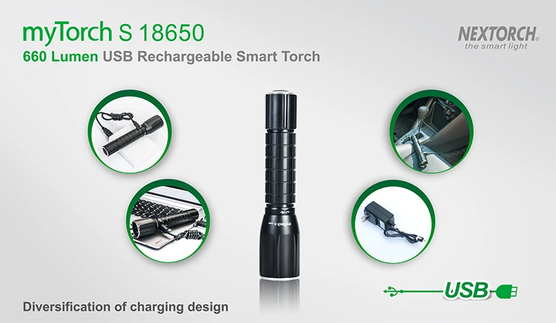 NEX фонарь мой S 18650 660 люмен Стандартный IPX7 Водонепроницаемый противоударный