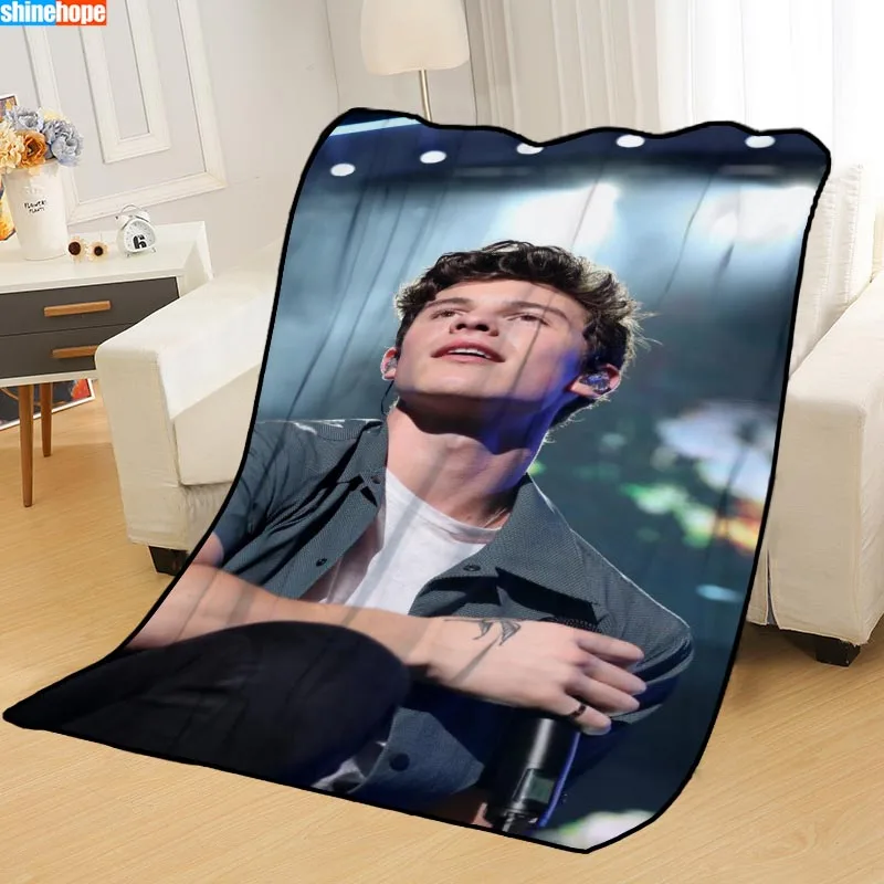 Одеяла на заказ, Shawn Mendes, одеяло s для кровати, мягкое TR, DIY, ваше изображение, Прямая поставка, одеяло для путешествий - Цвет: Blanket 7