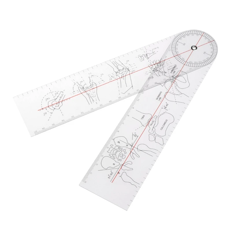 

Goniometer Angle Medical Ruler Rule Joint Orthopedics Tool Instruments Plastic Y98E