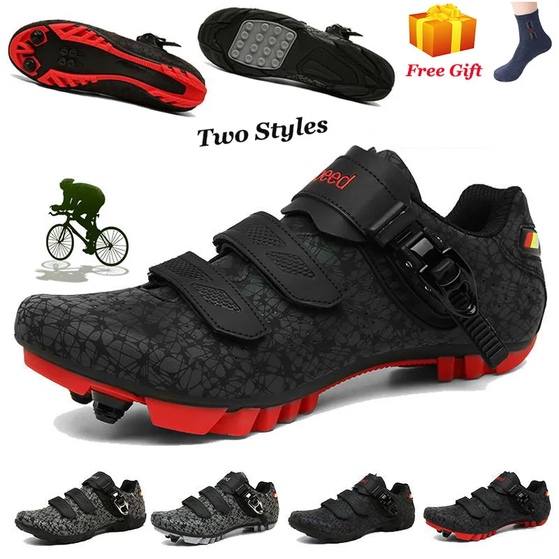 MTB Cycling Shoes Men Outdoor Sports sapatilha ciclismo Self-locking Nonslip Mountain Bike Sneakers Racing Women Bicycle Shoes