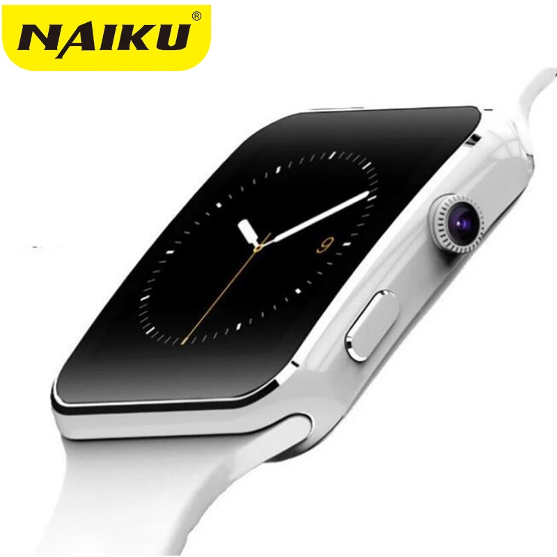 NAIKU Смарт часы X6 с камерой сенсорный экран Поддержка SIM TF карты Bluetooth мужские умные