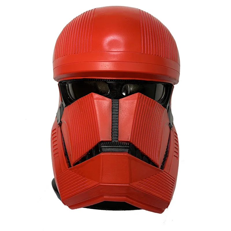 Звездные войны мандалорский Sith Trooper красный шлем The Rise of Skywalker Stormtrooper латексная маска для косплея для взрослых мужчин женщин подарок для детей
