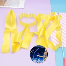 4 м красочные ленты для спортзала, танцевальная лента, художественная гимнастика, балетный стример, Вертлюг, палочка для профессиональных тренировок в тренажерном зале