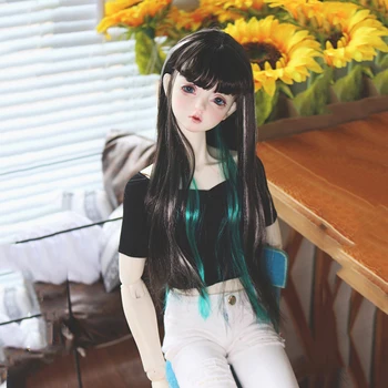 

Allaosify BJD wig 1/3 1/4 1/6 daily dyeing hair for doll