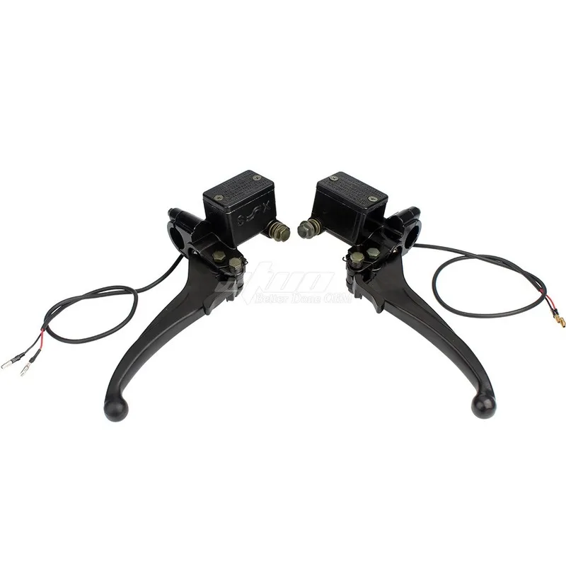 Motorcycle Left Right Brake Pump Front Master Cylinder Hydraulic Brake Lever For Go Kart Dirt Bike Four Wheel Scooter Buggy