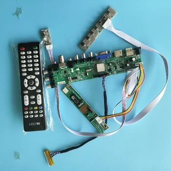 

Kit For LP154W01-TLA9 1280X800 Panel HDMI VGA 1 CCFL 15.4" TV USB AV LCD DVB-C DVB-T Digital Controller board 30pin