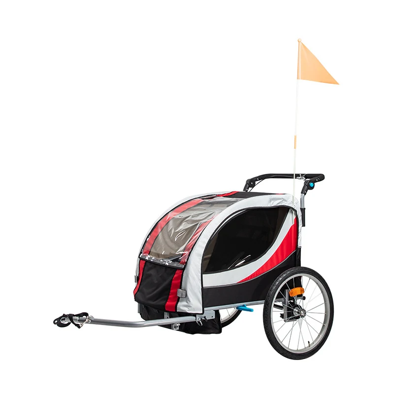 Bicycle travel moving rack Aluminum alloy frame baby stroller fold bike trailer kids jogger stroller Bike Tandem bicycle Trailer