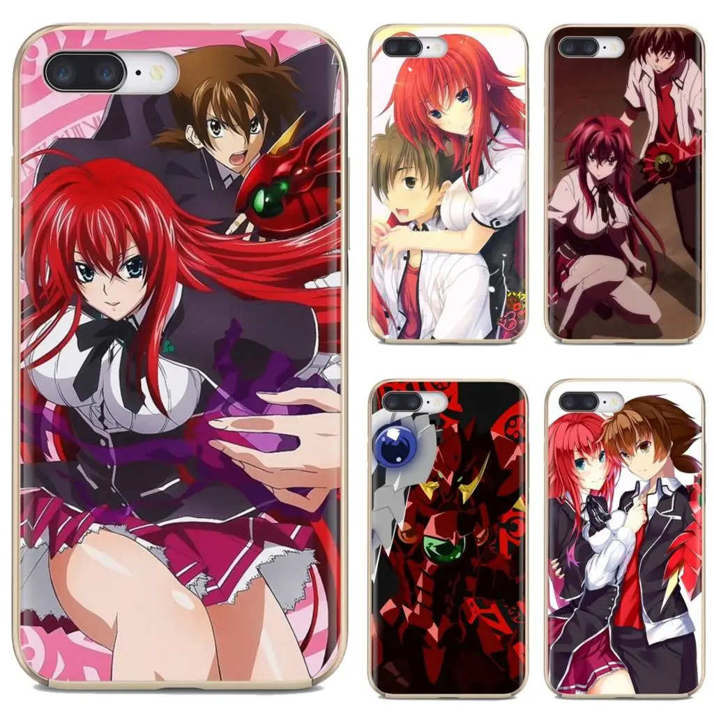 Мягкий чехол для iPhone 11 Pro 4 4S 5 5S SE 5C 6 6S 7 8X10 XR XS Plus Max For iPod Touch High School DxD Akeno Rias Gremory |