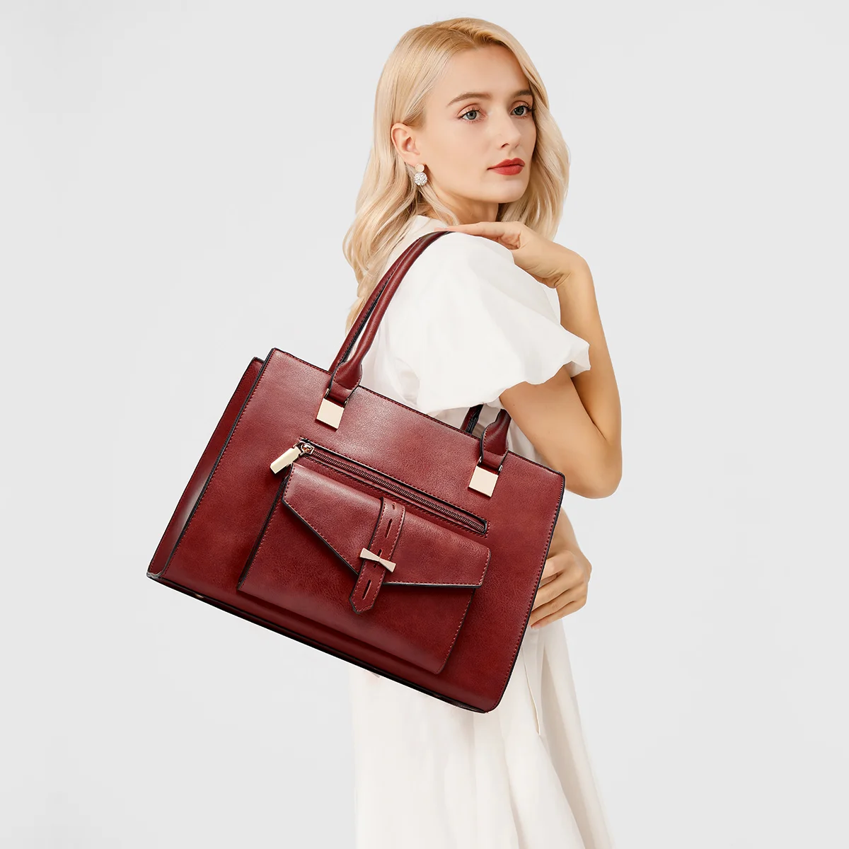 

2023 Hot Lady Fashion PU Leather ShoulderHandbags For Women New 2021 Luxury Designer Crossbody Bags For Girl Free Shipping
