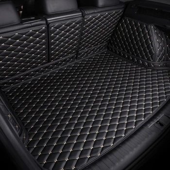 

Special custom made car trunk mats for Porsche Cayenne 911 Cayman Macan Panamera 6D car styling heavy duty carpet floor liner
