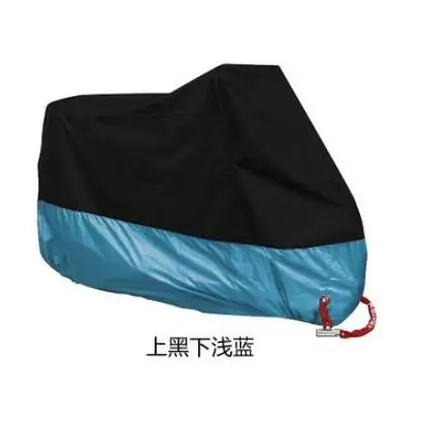 M L XL 2XL 3XL 4XL, универсальный чехол для мотоцикла, водонепроницаемый, велосипедный, солнцезащитный, непромокаемый, чехол для улицы, 14 цветов - Цвет: blue