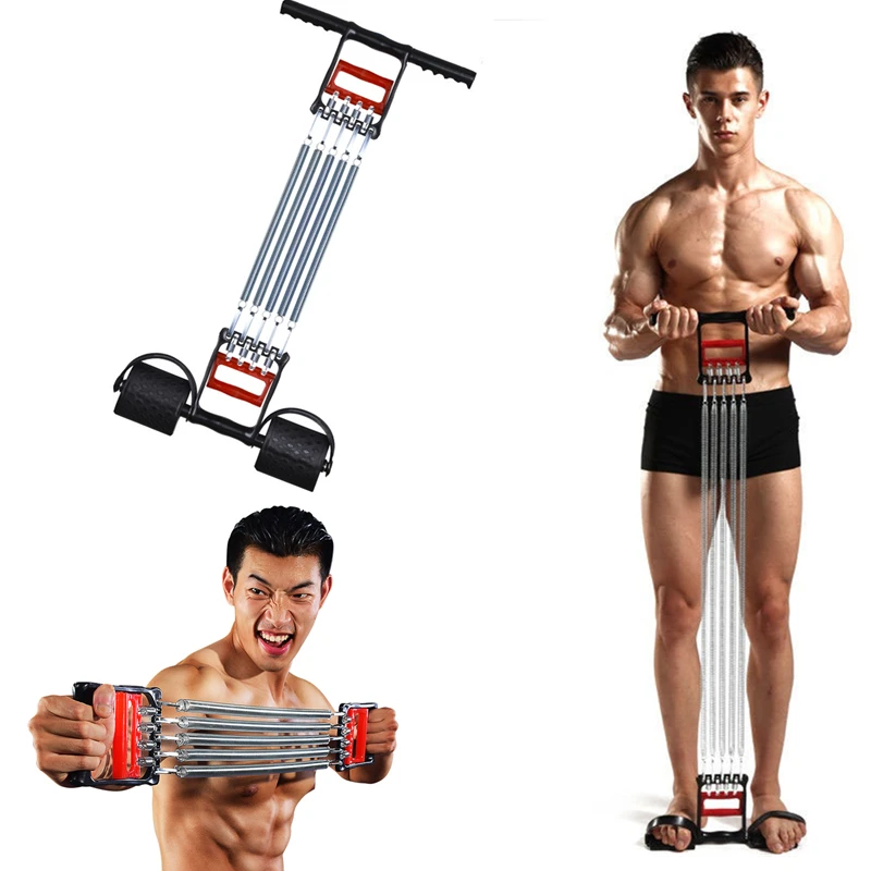 Multifunctional Spring Tension Device Grip Chest Expander Arm Strength