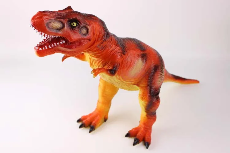 Большой размер T-Rex Трицератопс Птерозавр модель мягкая Silcone динозавр модель игрушка детский подарок