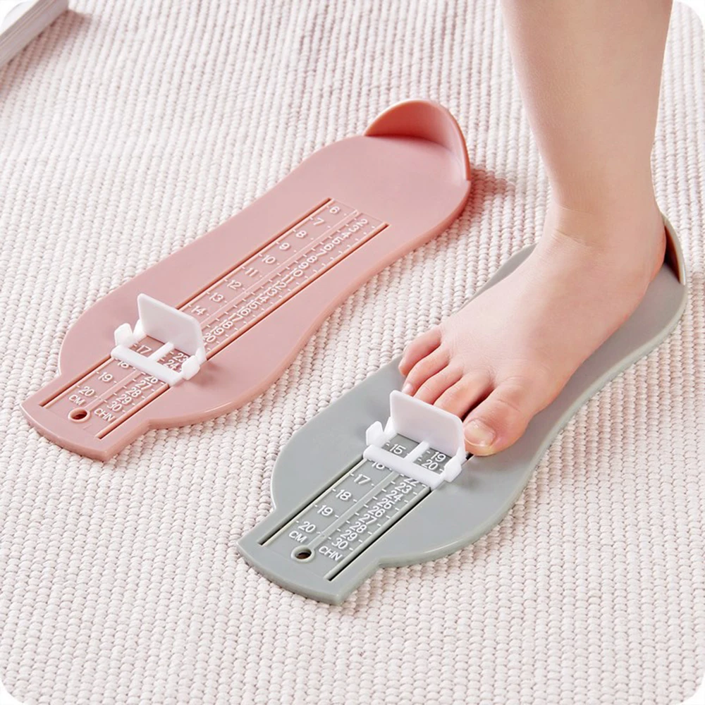 Baby Foot Ruler Kids Foot Length Measuring Device Child Shoes Calculator For Children Infant Shoes Fittings Gauge Tools foot measuring ruler