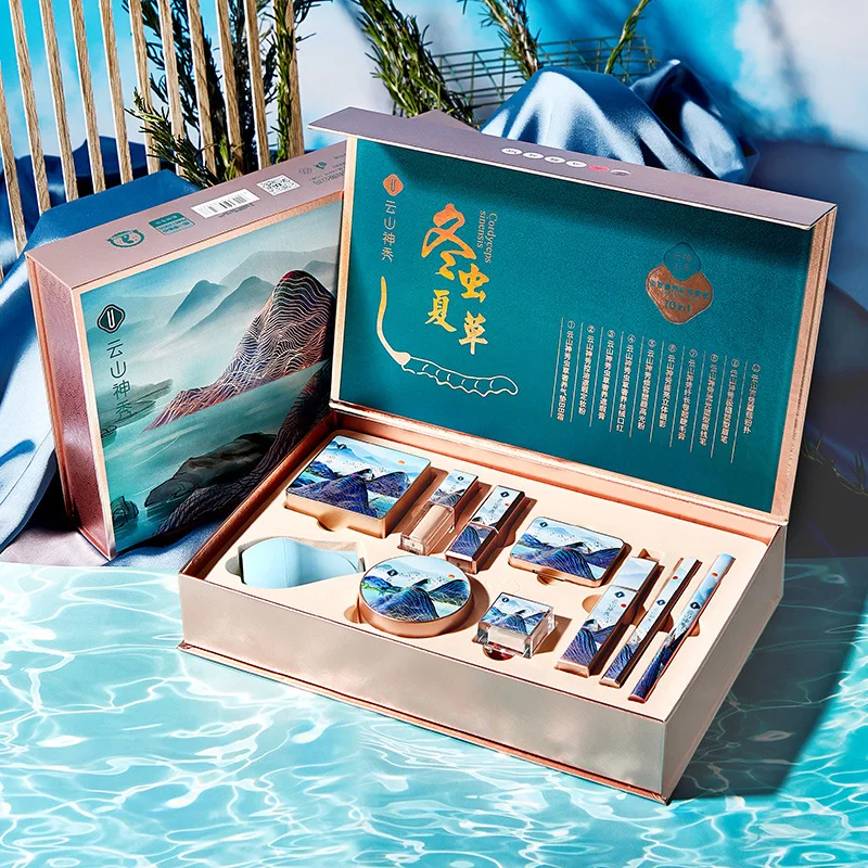 10 шт./компл. косметический набор для макияжа пудра лица тени век блестящие