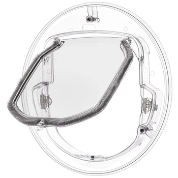 

Cat Flap Door, 4 Way Locking Cat Doors, Small Pet Door for Cats, Small Dogs, Puppy and Doggie, Fits for Sliding Glass Door, Glas