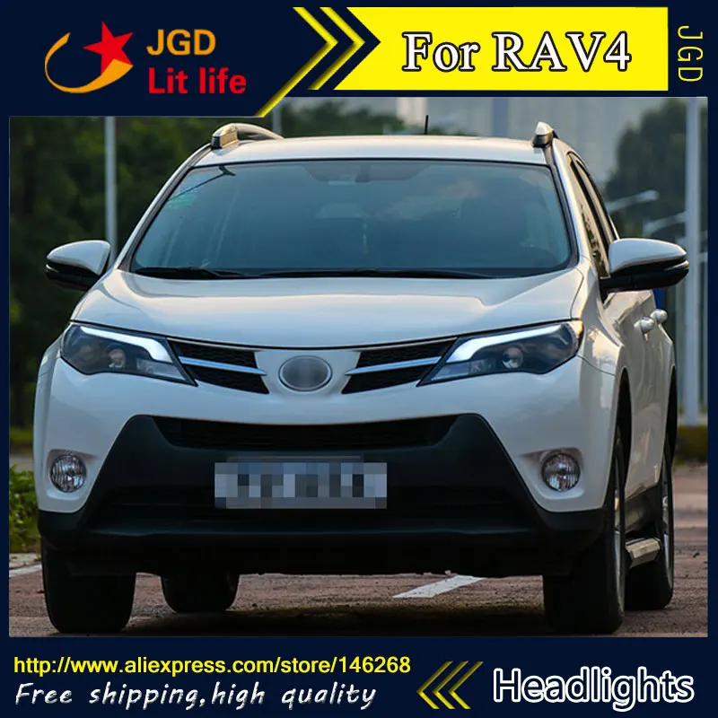Автомобильный Стайлинг Toyota RAV4 фары HID продукты чехол для 2014 2015 2016 H7 D2H Hid Bi Xenon луч |