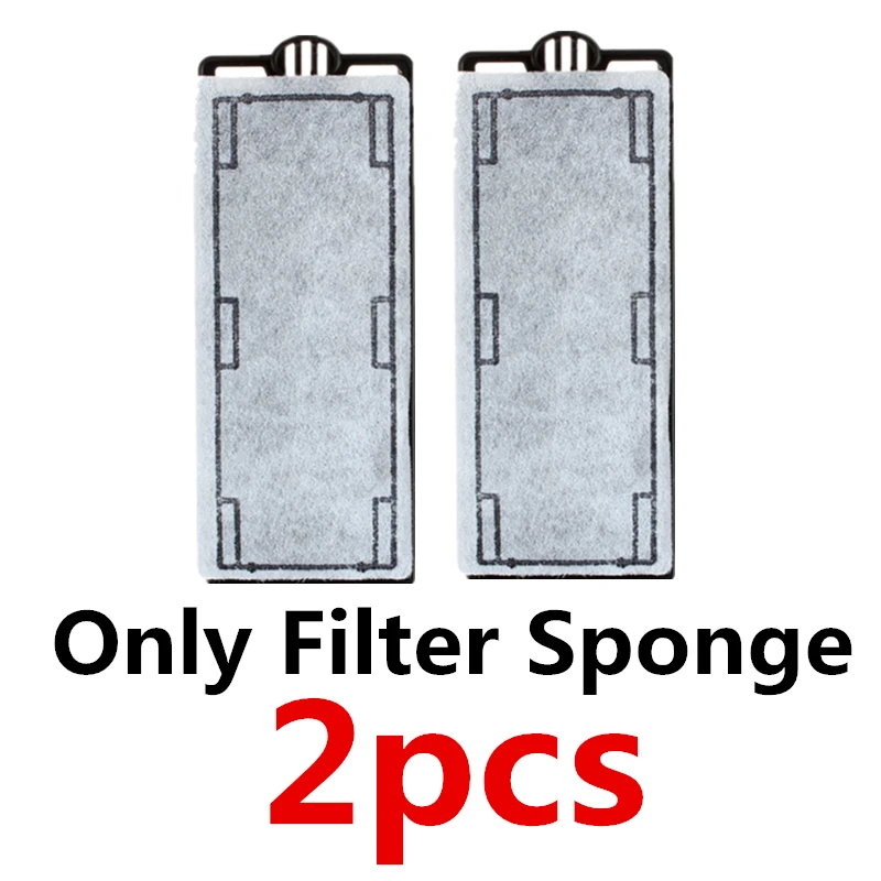 Only 2 Filter Sponge 220 В водопадный аквариум фильтр внешняя вода кислородная циркуляция губчатые фильтры насос аквариум масло пленка обработка воздушный насос - Цвет: Only 2 Filter Sponge