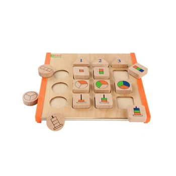 

Baby Child Learning Education Toys Children's Wooden Puzzle 3D Children's Educational Toys Montessori Puzzle Gift