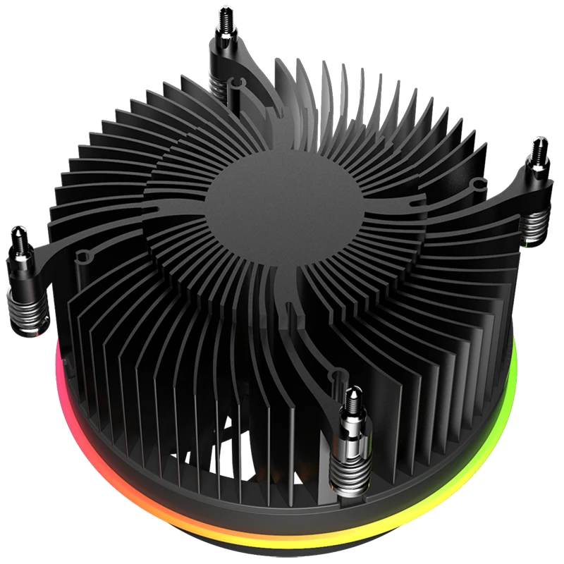 Кулер для процессора Darkflash shadow ARGB AURA SYNC 3pin5V TDP 280 Вт PWM 4pin с двойным кольцом и