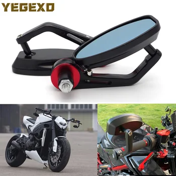 

Motorcycle Mirror End Bar Mirrors Motorbike Accessories For YAMAHA vstar 650 v star 1100 majesty 250 fz16 fazer 1000 yzf 250