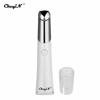 

CkeyiN Ionic Thermal Face Eye Massager Vibration Facial Massage Magic Stick Anti Wrinkle Eye Pouch Dark Circles Eyes Skin Care