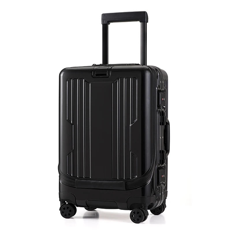 Carrylove 2" дюймовый ноутбук алюминиевая рама Роскошный Жесткий чемодан на колёсиках Спиннер кабина дорожная тележка чемодан с колесами