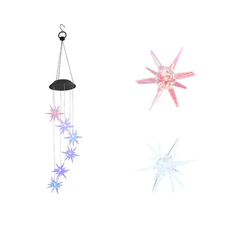 

Color Change Solar Wind Chime Light Solar Lamp Waterproof Outdoor LED Solar Light For Home Party Garden Yard Patio E65B
