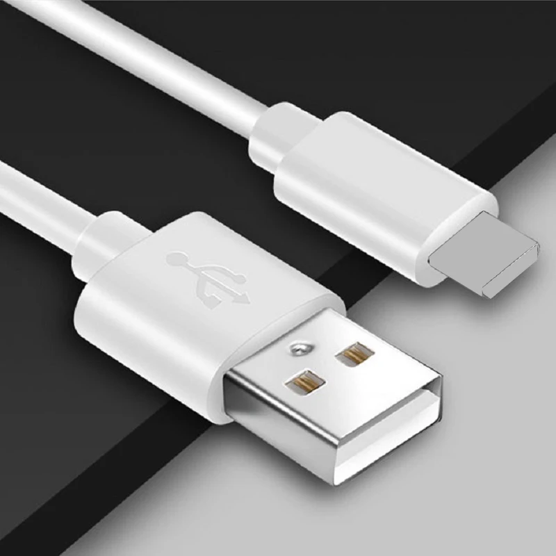 usb-кабель для iPhone 6, 7, 8 S Plus, кабель X, Xr, Xs, 11 pro, max, iPad, 2 м, 3 м, 8 Pin, кабель для зарядки Apple, кабель для освещения - Цвет: White for iPhone