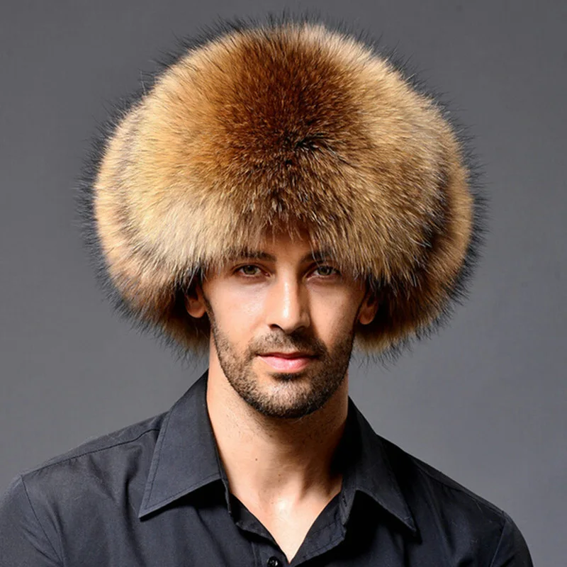 CAMOLAND зимняя теплая шапка-бомбер для мужчин, русская Кожаная шапка-ушанка из искусственного меха, мужская шапка-ушанка, Лыжная шапка