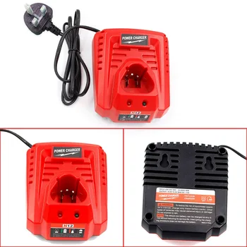 

Replacement Charger For Milwaukee 10.8V-12V Lithium-ion Battery UK Plug Battery Charger Power Adapter Accessories