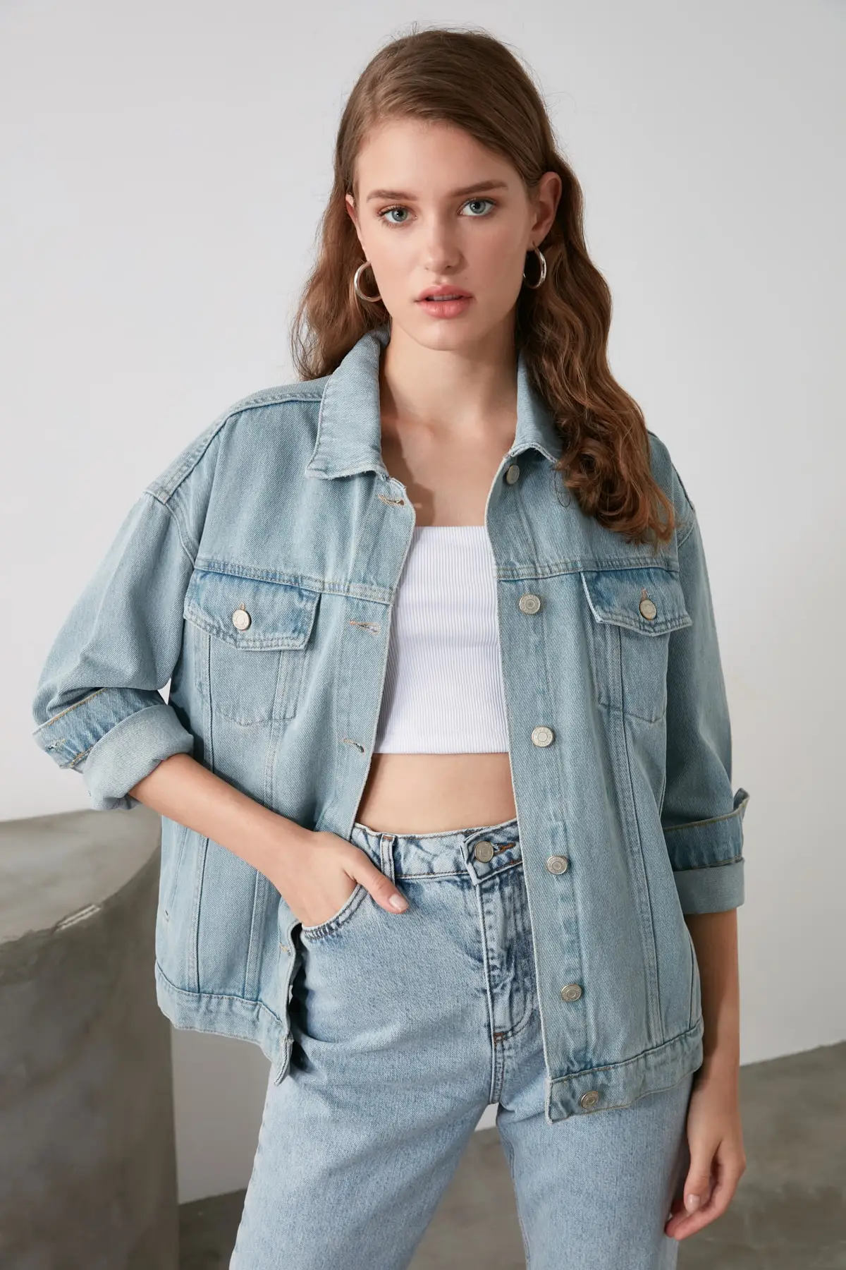 Trendyol Basic Denim Jacket 