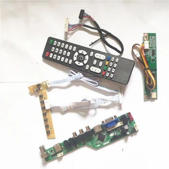 

For LP133X5-A2IB LP133X3/4 USB VGA HDMI AV RF LCD panel T.V53 controller board keyboard+Inverter+Remote LVDS 20Pin 1CCFL DIY kit