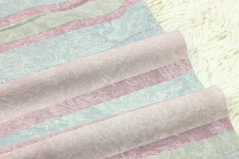 

Free ship 100% cotton canvas fabric stripe print high quality 55 inch wide sold by meter