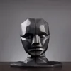Creative Brain Hole Wide Open Statues Sculptures Resin Decor Crafts Gifts Figurines Desktop Home Decoration Accessories Modern 3