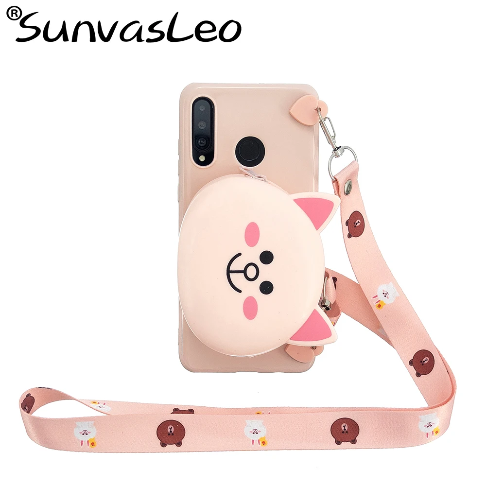 Мягкий 3D чехол-портмоне для huawei P20 P30 mate 10 20 30 Lite Pro P Smart Z Y6 Y7 Y9 Prime Honor 7A 8S 8X9 10 Lite