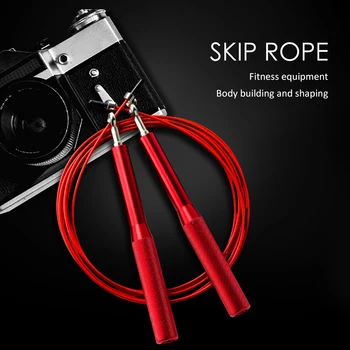 

Skip Rope Jump Rope Skipping Flexible Steel Wire Ropes for Fitness Conditioning Training Gym Sports