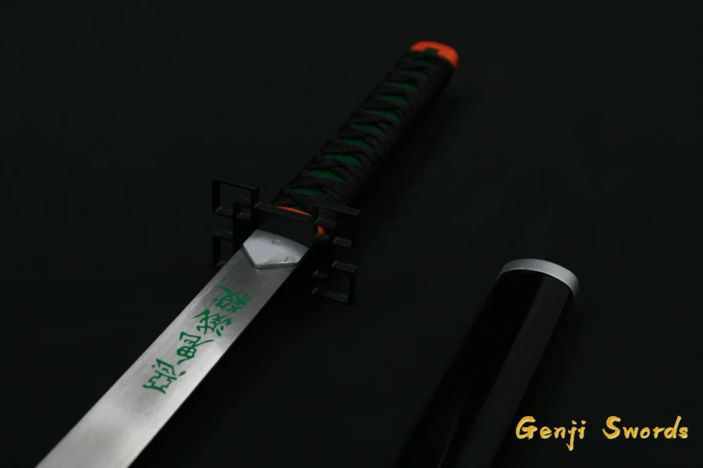 Demon Slayer: Kimetsu no Yaiba Japanese Anime Mist Pillar Cosplay Replica Sword Carbon Steel