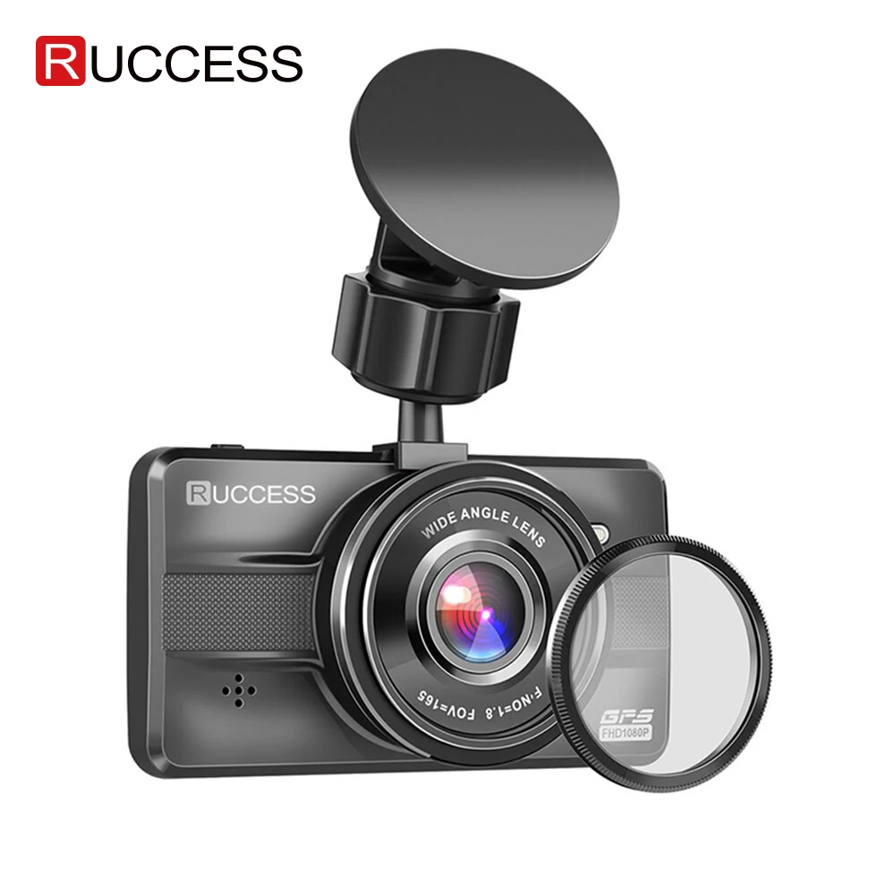 Ruccess Автомобильный видеорегистратор Full HD 1080P видеорегистратор с gps CPL Автомобильная камера видео рекордер 3,0 ips супер ночное видение 24H режим парковки WDR