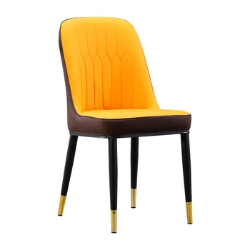 

Nordic Style Dining Chair Simple Home Back Stool Makeup Desk Chair Hotel Modern Luxury Iron Table Chair