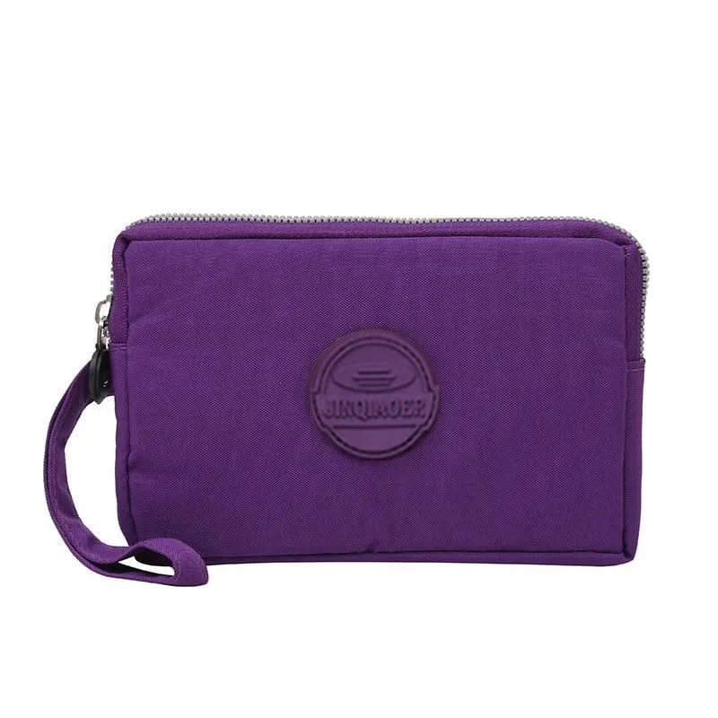 Bolso Kiple, новинка, брендовый нейлоновый кошелек, двухслойный кошелек на молнии, карман для монет, сумка-Органайзер клатч, тонкий кошелек для девочки - Цвет: 2