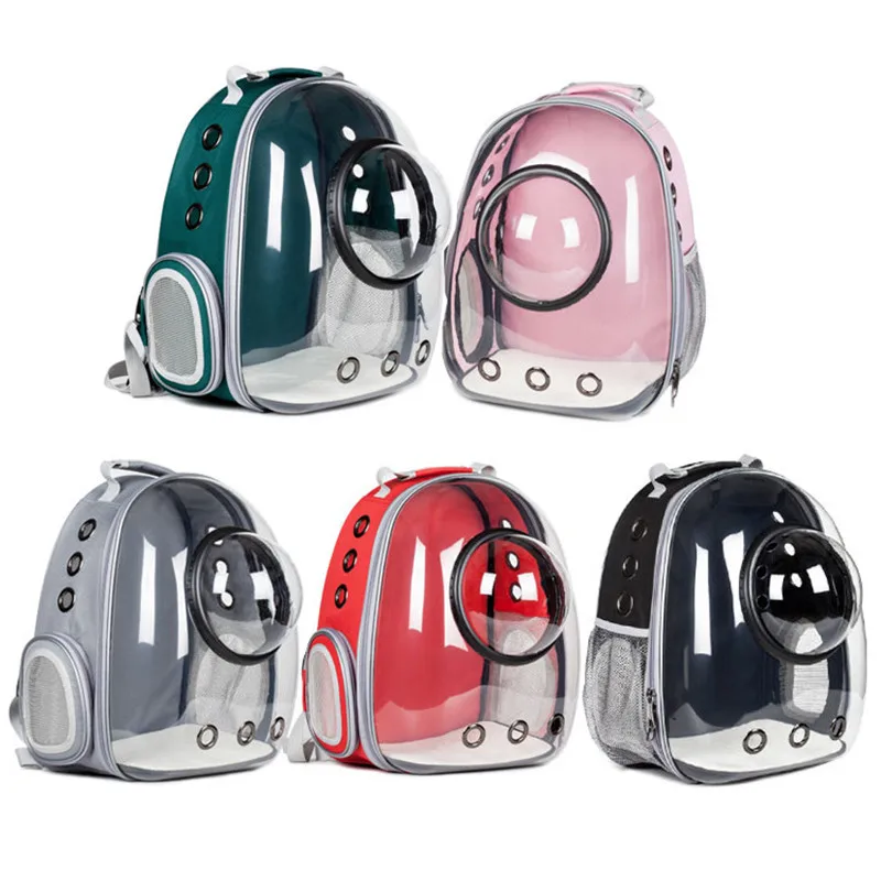 

Transparent pet dog carrier backpack