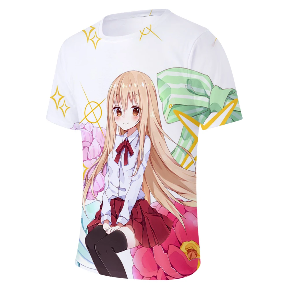 Подходит для горячей Himouto! Умару-Чани Повседневная Удобная Популярная 3D футболка с короткими рукавами Новая мужская и женская летняя футболка футболки для девочек и мальчиков