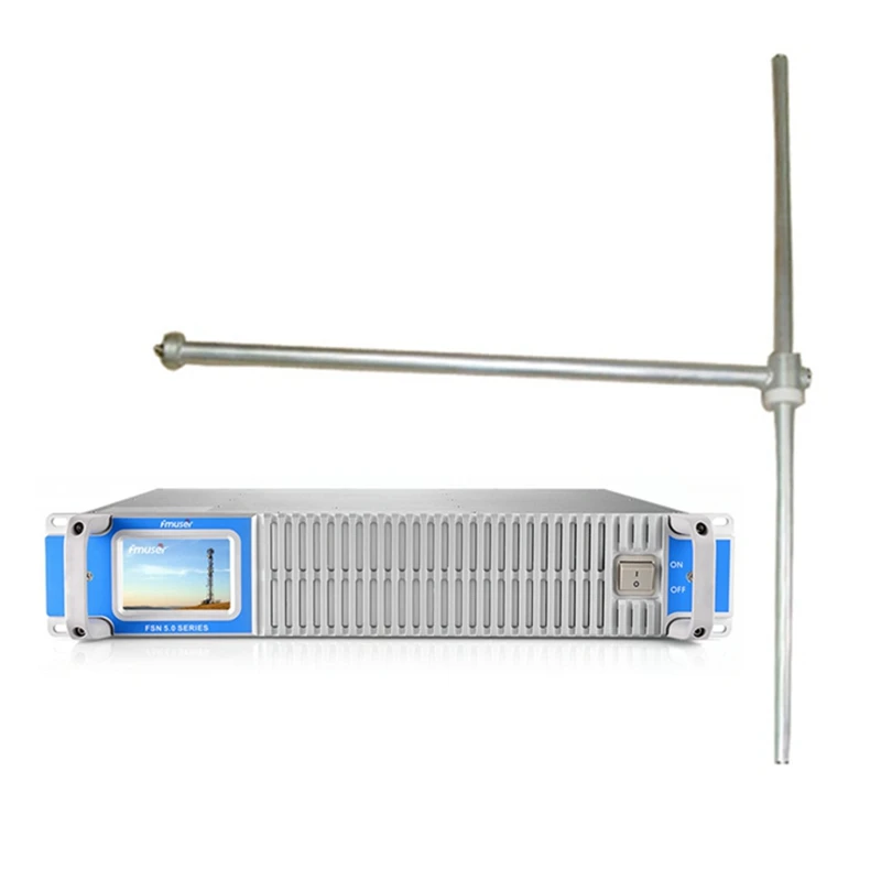 FMUSER FSN-1000T 1000 Вт 1 кВт FM радио передатчик+ FU-DV1 антенна+ 30 м 1/" кабель 20 км fm-передатчик для fm-радиостанции