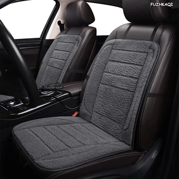 

FUZHKAQI 12V Heated car seat cover for Mazda all models CX-7 CX-5 cx4 CX-3 mazda 6 3 626 323 M2 Winter Pad Cushions car seats