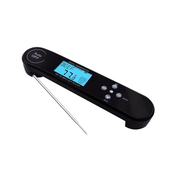 

2 Pack Digital Kitchen Meat Thermometer Food Cooking Meat BBQ Probe Meat Water Milk Thermometer Kitchen Tools